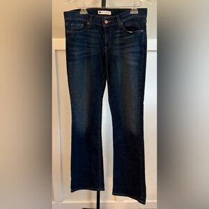 Levi’s 524 Too Superlow Dark Wash Low Rise Jeans 30x34 Y2K